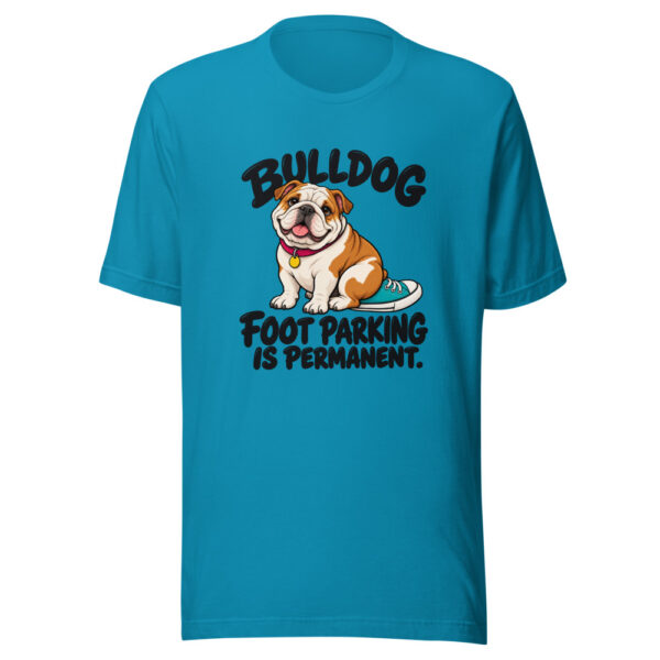 Bulldog Foot Parking Is Permanent Graphic Tee mockup 2 Bulldog Foot Parking Is Permanent Graphic Tee mockup 2