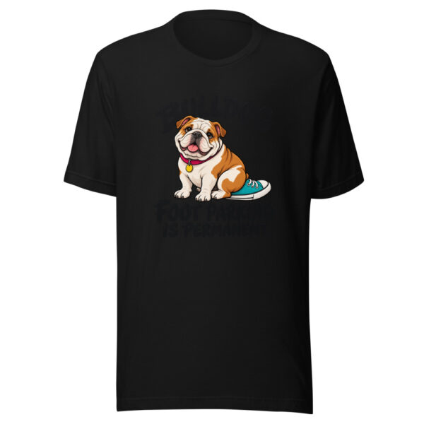 Bulldog Foot Parking Is Permanent Graphic Tee mockup 4 Bulldog Foot Parking Is Permanent Graphic Tee mockup 4