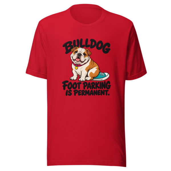Bulldog Foot Parking Is Permanent Graphic Tee mockup 8 Bulldog Foot Parking Is Permanent Graphic Tee mockup 8