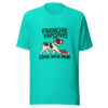 Frenchie Footsteps Come With Mine Graphic Tee mockup 3