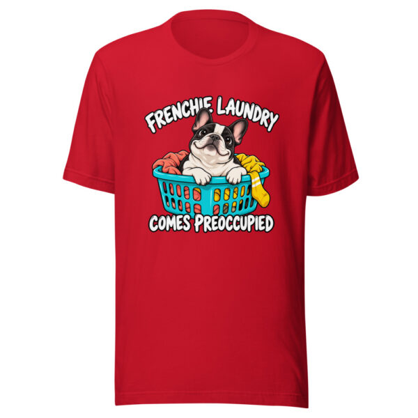 Frenchie Laundry Comes Preoccupied Graphic Tee mockup 8 Frenchie Laundry Comes Preoccupied Graphic Tee mockup 8