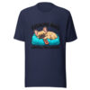 Frenchie Naps Control The Channel Graphic Tee mockup 6 Frenchie Naps Control The Channel Graphic Tee mockup 6