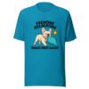 Frenchie Relocation Requires Direct Sunlight Graphic Tee mockup 2 Frenchie Relocation Requires Direct Sunlight Graphic Tee mockup 2