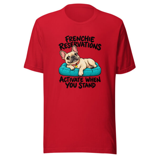Frenchie Reservations Activate When You Stand Graphic Tee mockup 8 Frenchie Reservations Activate When You Stand Graphic Tee mockup 8