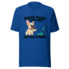 Frenchie Vacuum Complaints Are Filed In Person Graphic Tee mockup 3