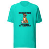 My Boxer Takes Hallway Attendance Graphic Tee mockup 2