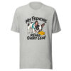 My Frenchie Reads Every Leaf Graphic Tee mockup 7 My Frenchie Reads Every Leaf Graphic Tee mockup 7