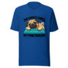 Pug Cuddles Cancel My Typing Privileges Graphic Tee mockup 3