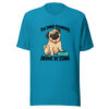 Pug Dinner Reminders Arrive By Stare Graphic Tee mockup 2 Pug Dinner Reminders Arrive By Stare Graphic Tee mockup 2