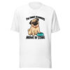 Pug Dinner Reminders Arrive By Stare Graphic Tee mockup 5 Pug Dinner Reminders Arrive By Stare Graphic Tee mockup 5