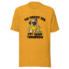 Pug Forecast Says Try Again Tomorrow Graphic Tee mockup 1 Pug Forecast Says Try Again Tomorrow Graphic Tee front view