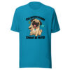 Pug Notifications Cannot Be Muted Graphic Tee mockup 2