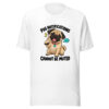 Pug Notifications Cannot Be Muted Graphic Tee mockup 5