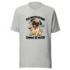 Pug Notifications Cannot Be Muted Graphic Tee mockup 7