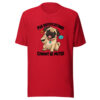 Pug Notifications Cannot Be Muted Graphic Tee mockup 8
