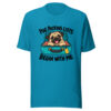 Pug Packing Lists Begin With Me Graphic Tee mockup 1 Pug Packing Lists Begin With Me Graphic Tee front view