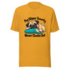 Pug Slipper Security Never Clocks Out Graphic Tee mockup 3 Pug Slipper Security Never Clocks Out Graphic Tee mockup 3